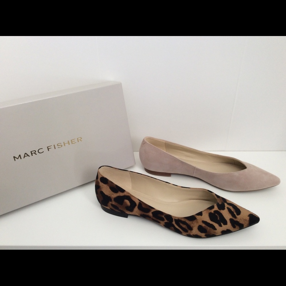 AVAILABLE LOT OF 2 Marc Fisher Analia flats size 8